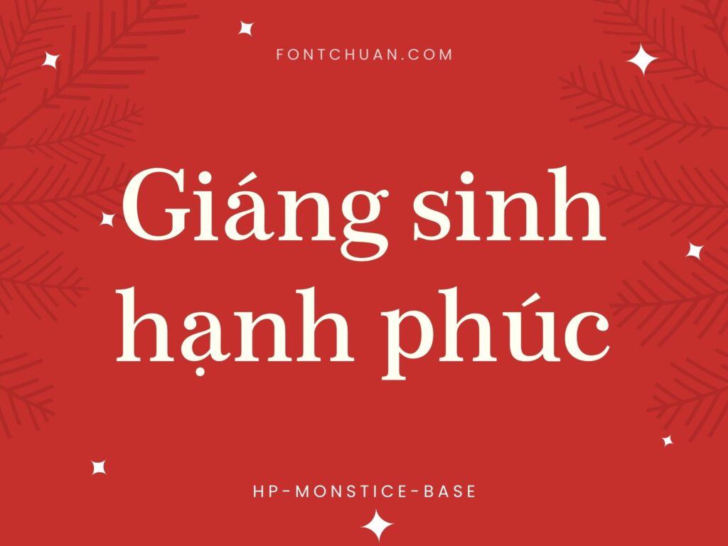 Font Hp Monstice Trọn Bộ Việt Hóa