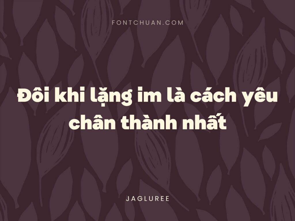 Font Và Mod Jagluree+ Việt Hóa