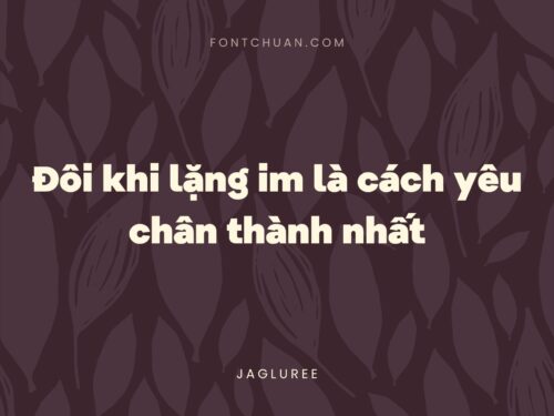 Font Và Mod Jagluree+ Việt Hóa