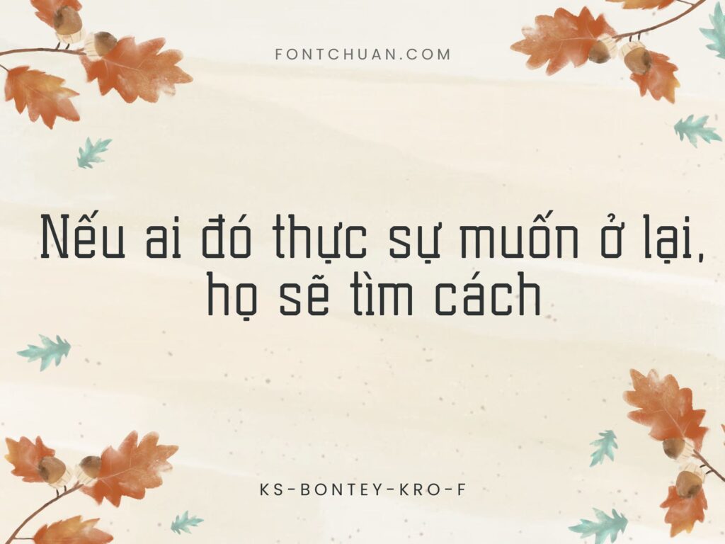 Font Ks Bontey Kro Font Tiếng Việt