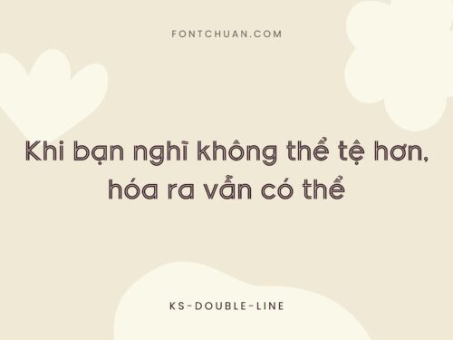 Font Ks Double Line Việt Hóa