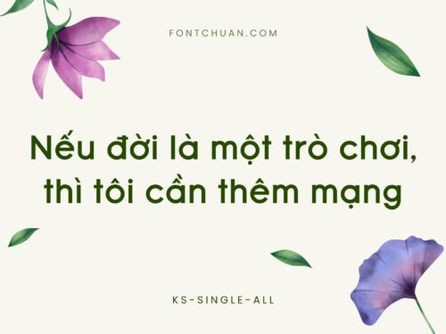 Font Ks Single All Việt Hóa