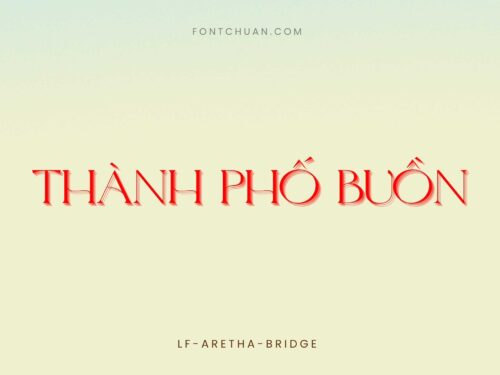 Font Lf Aretha Bridge Việt Hóa