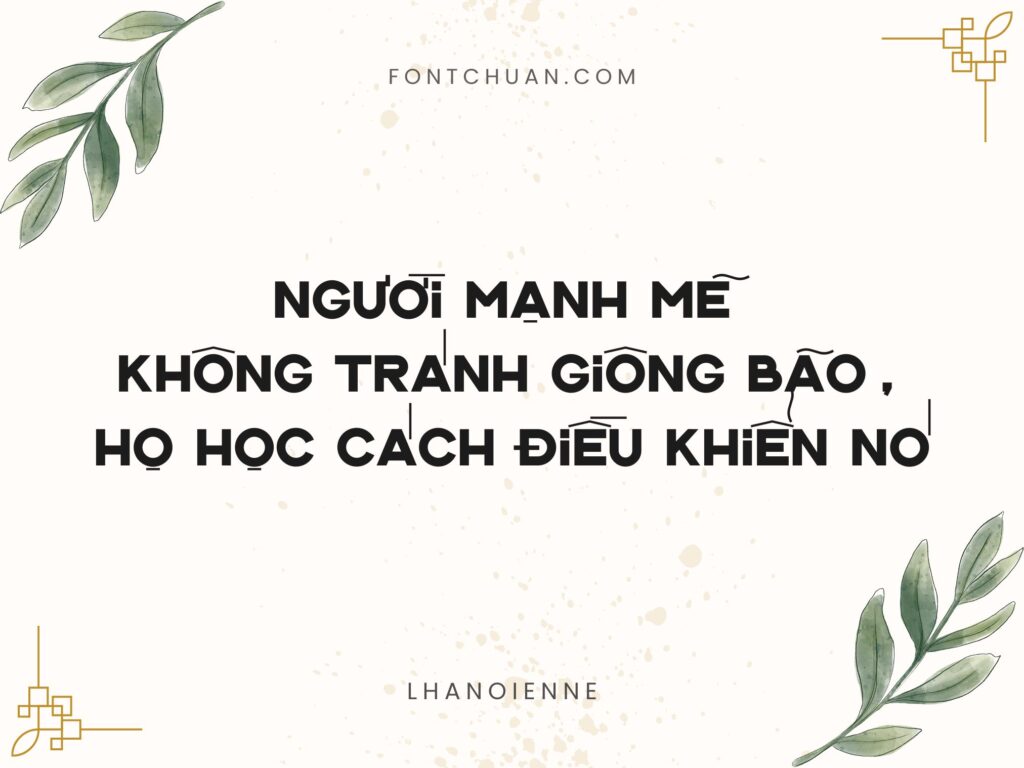 Font L’Hanoienne Typeface Việt Hóa