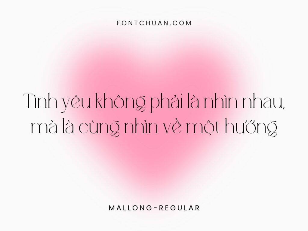 Font Mallong Regular Việt Hóa