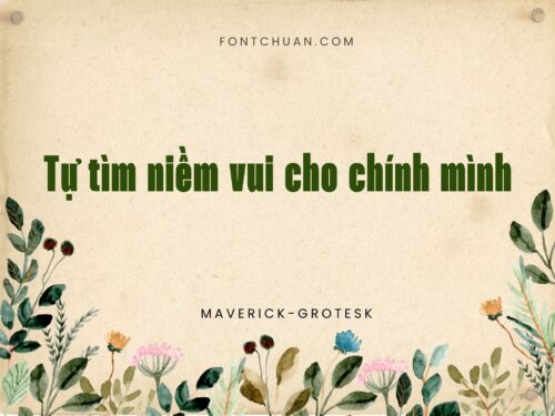 Font Maverick Grotesk – March Nguyen Font Tiếng Việt