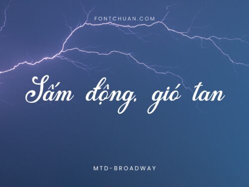 Font MTD Broadway Việt Hóa