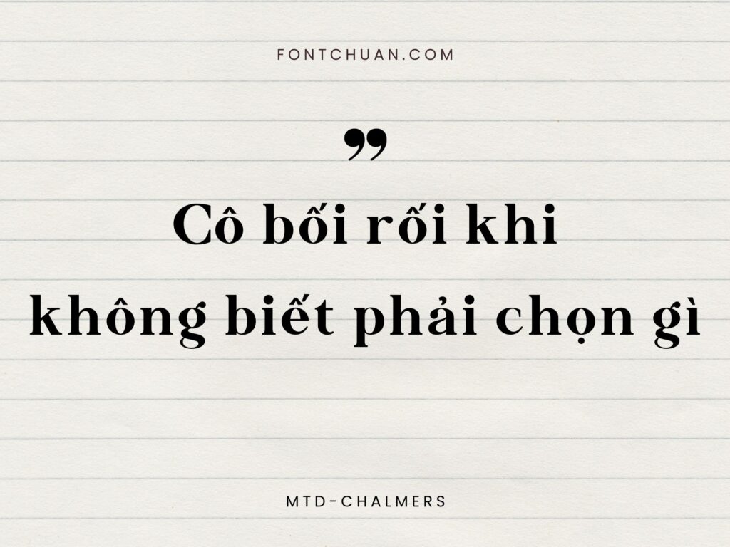 Font MTD Chalmers Việt Hóa