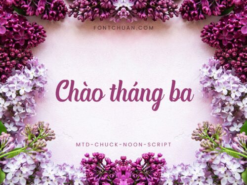 Font MTD Chuck Noon Script Việt Hóa