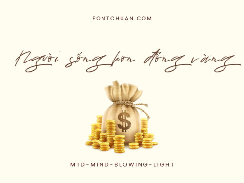 Font MTD Mind Blowing Light Việt Hóa