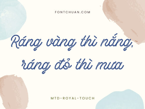 Font MTD Retrology Block Việt Hóa