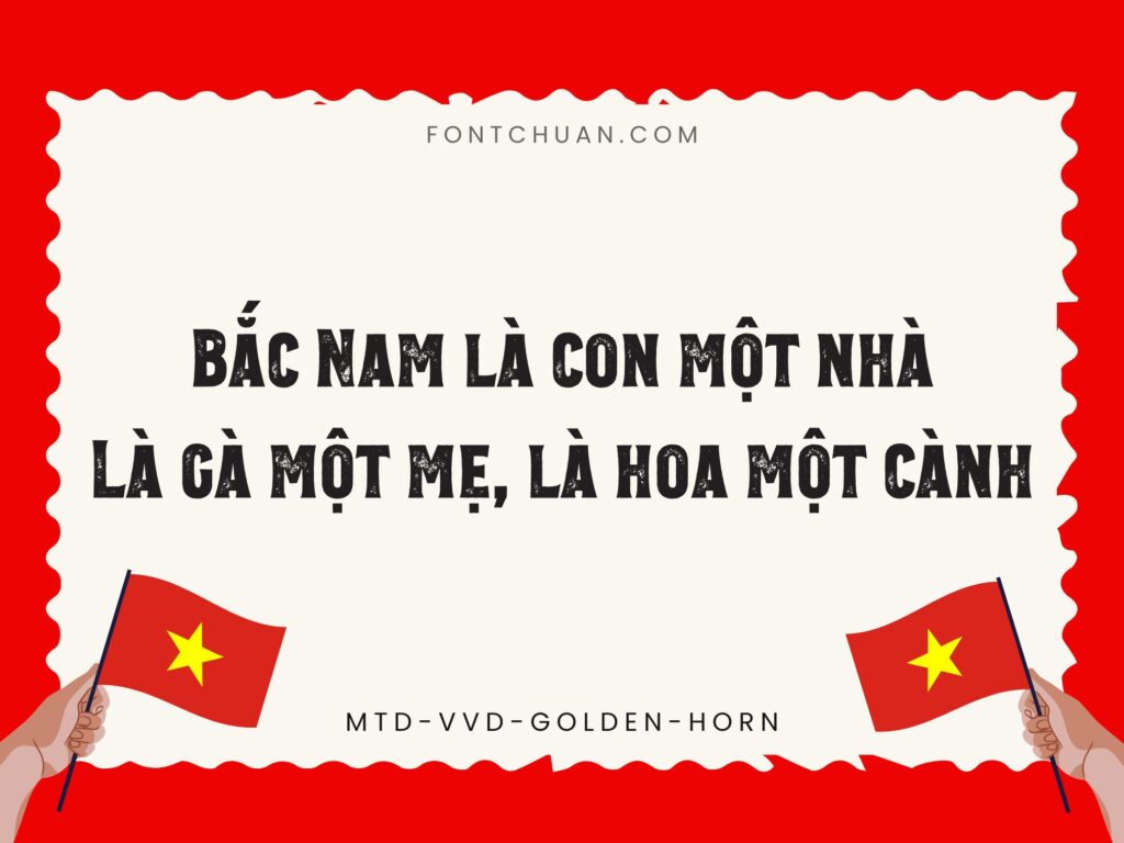 Font MTD Vvd Golden Horn Việt Hóa