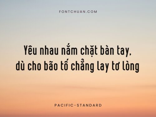 Font Pacific Standard+ Việt Hóa