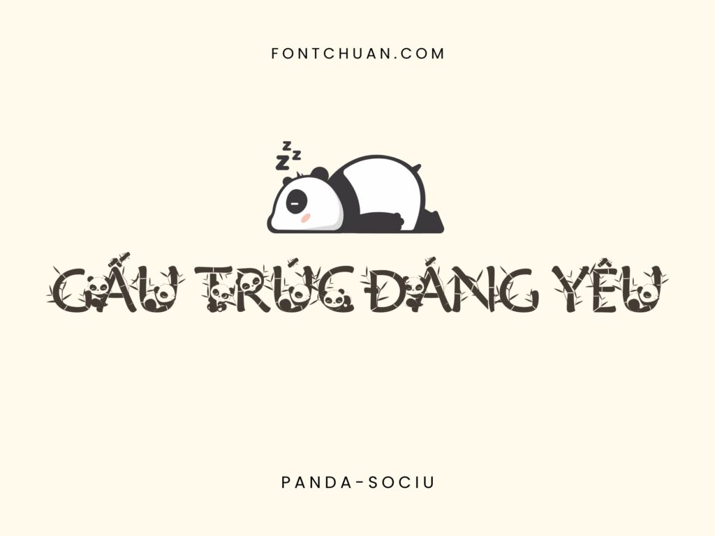 Font TP Panda Sociu Body Việt Hóa