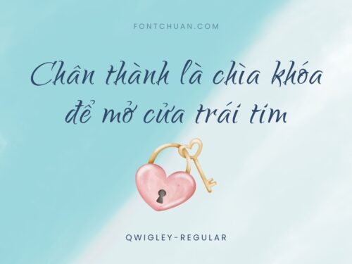 Font Qwigley Việt Hóa