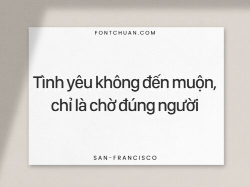 Font San Francisco Trọn Bộ