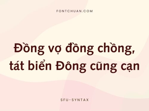 Font SFU Syntax Việt Hóa