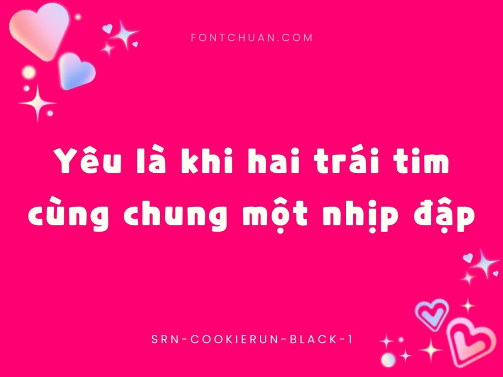 Font Srn Cookierun Có Tiếng Hàn Việt Hóa