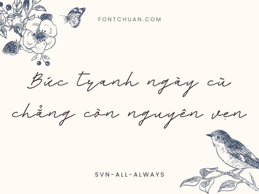 Font SVN All Always Việt Hóa