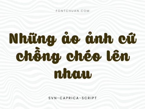 Font SVN Caprica Script Việt Hóa