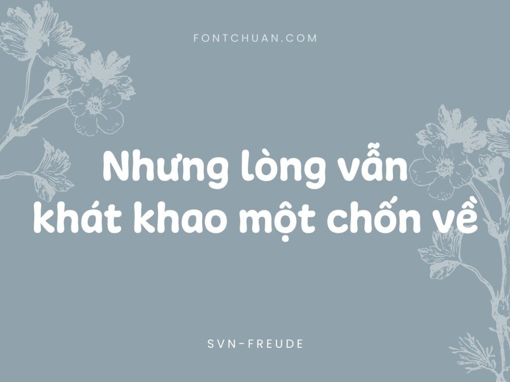 Font SVN Freude Việt Hóa