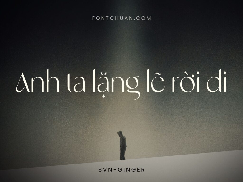 Font SVN Ginger Việt Hóa