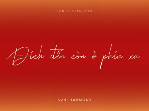 Font SVN Harmony Việt Hóa