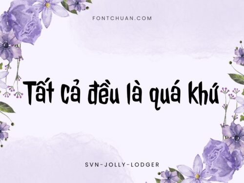 Font SVN Jolly Lodger Việt Hóa