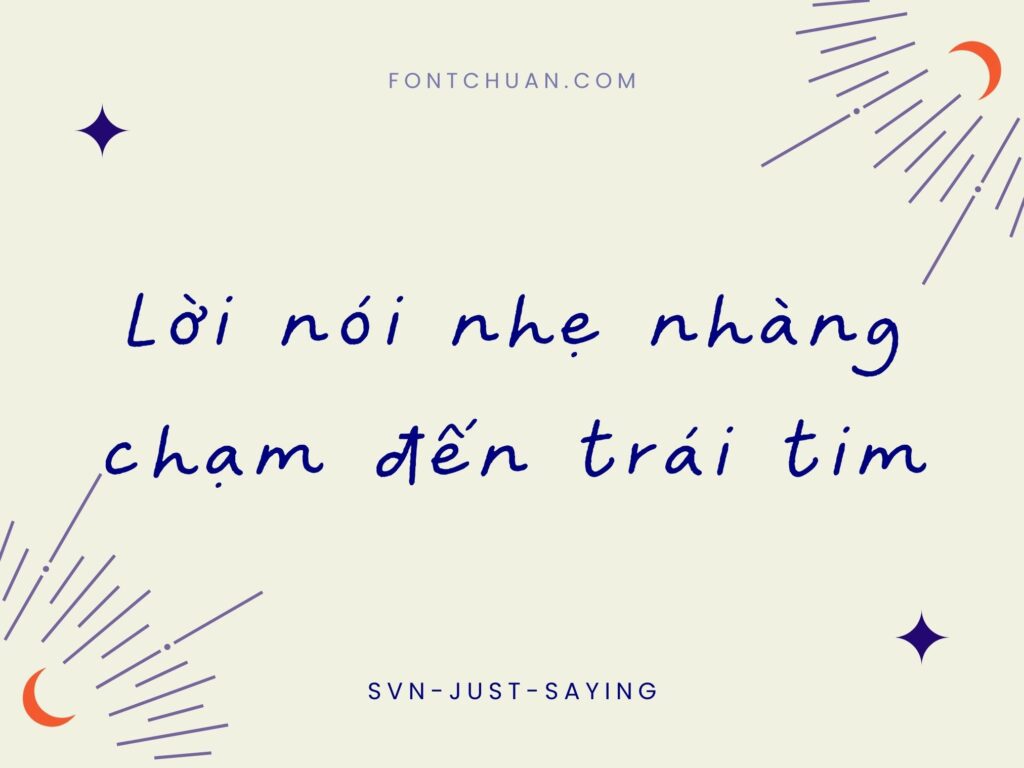Font SVN Just Saying Việt Hóa