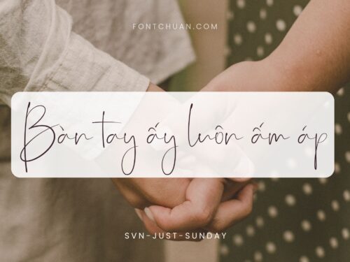 Font SVN Just Sunday Việt Hóa