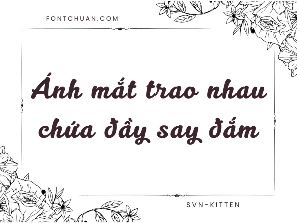 Font SVN Kitten Việt Hóa