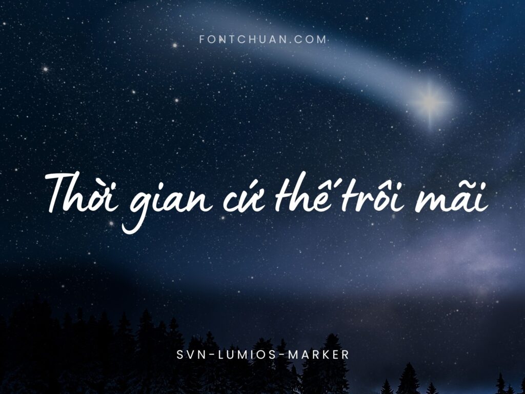 Font SVN Lumios Marker Việt Hóa