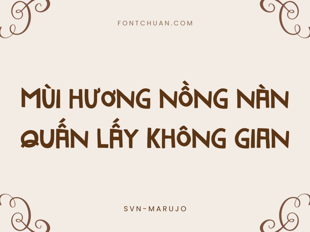 Font SVN Marujo Việt Hóa