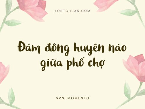 Font SVN Momento Việt Hóa
