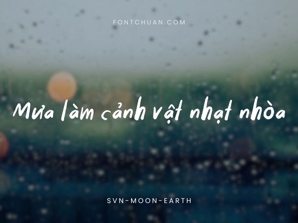 Font SVN Moon Earth Việt Hóa