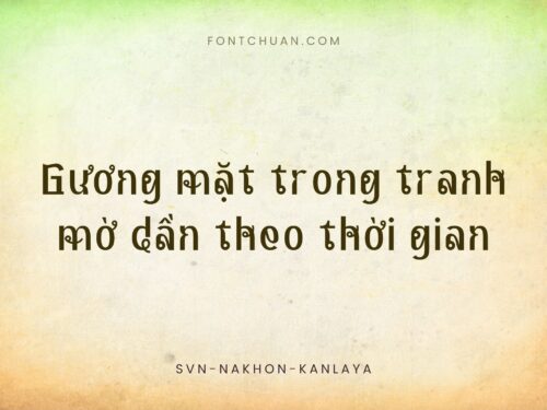 Font SVN Nakhon Kanlaya Việt Hóa