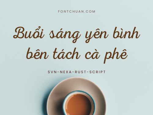 Font SVN Nexa Rust Script Việt Hóa