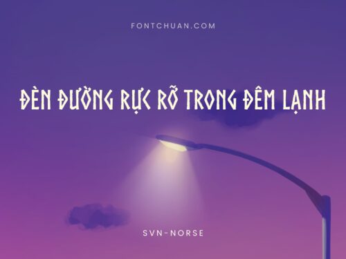 Font SVN Norse Trọn Bộ Việt Hóa