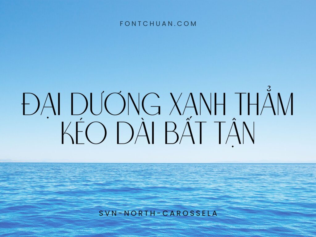 Font SVN North Carossela Việt Hóa