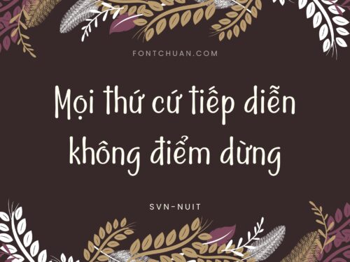 Font SVN Nuit Việt Hóa