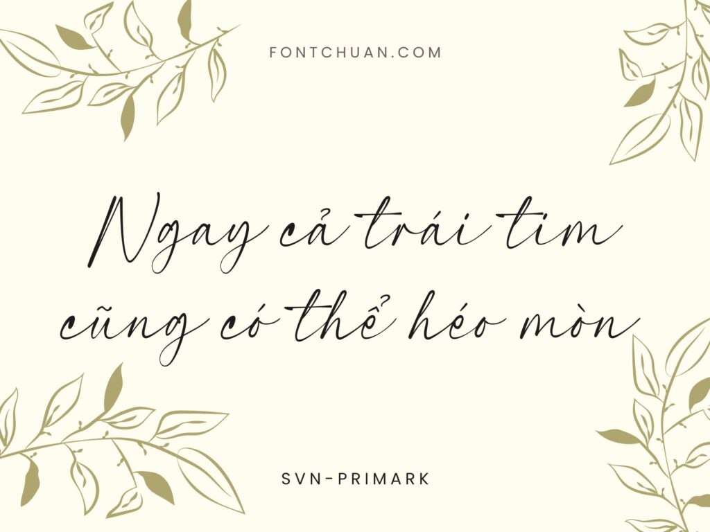 Font SVN Primark Việt Hóa