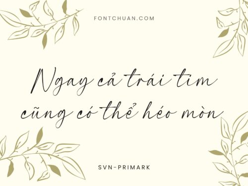 Font SVN Primark Việt Hóa