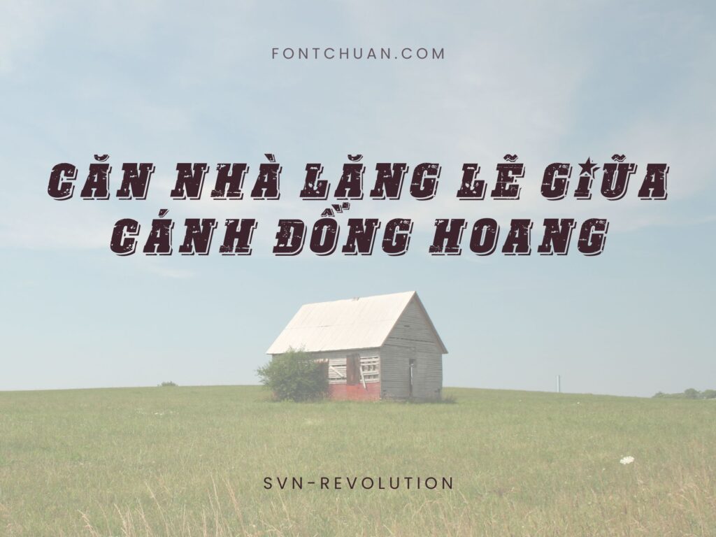 Font SVN Revolution Việt Hóa
