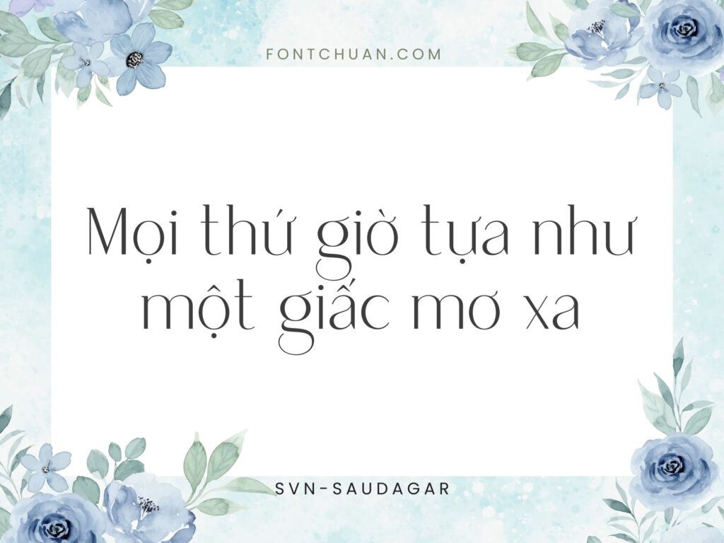 Font SVN Saudagar Việt Hóa