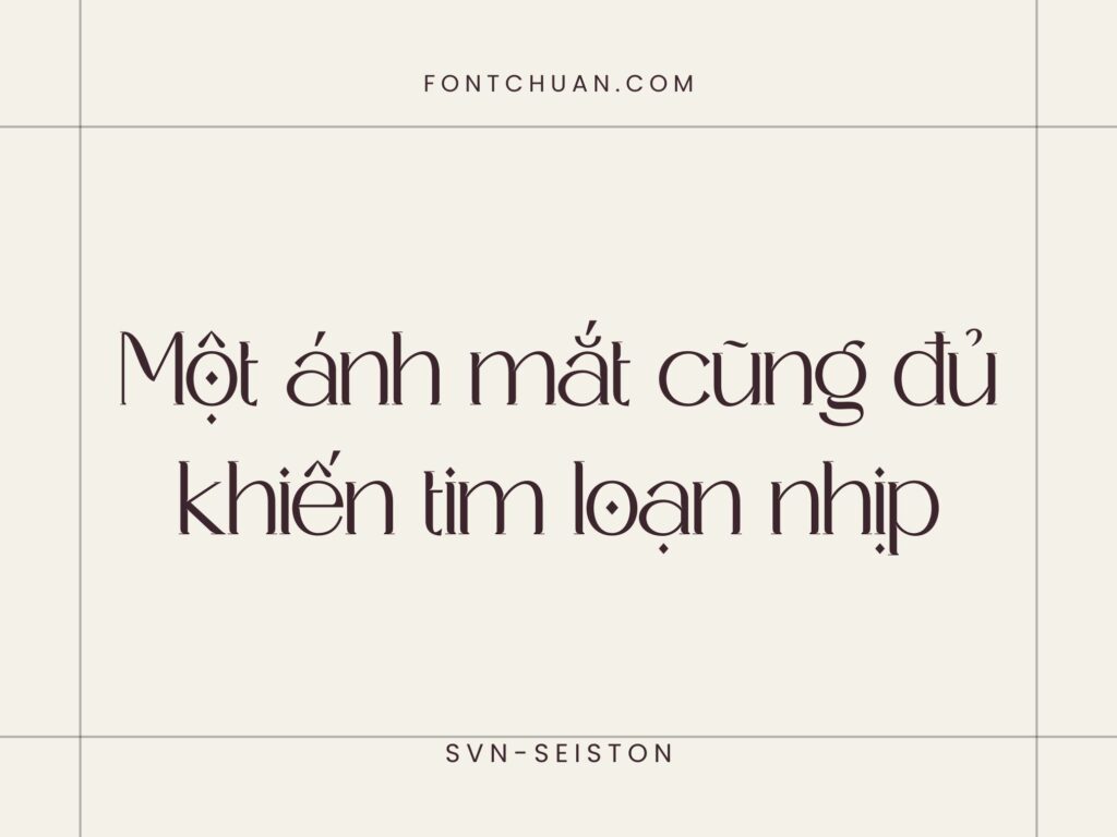 Font SVN Seiston Việt Hóa