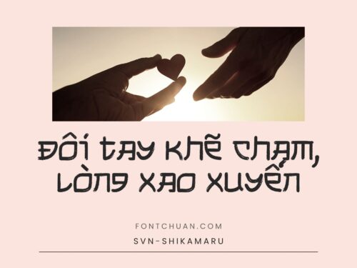 Font SVN Shikamaru Việt Hóa
