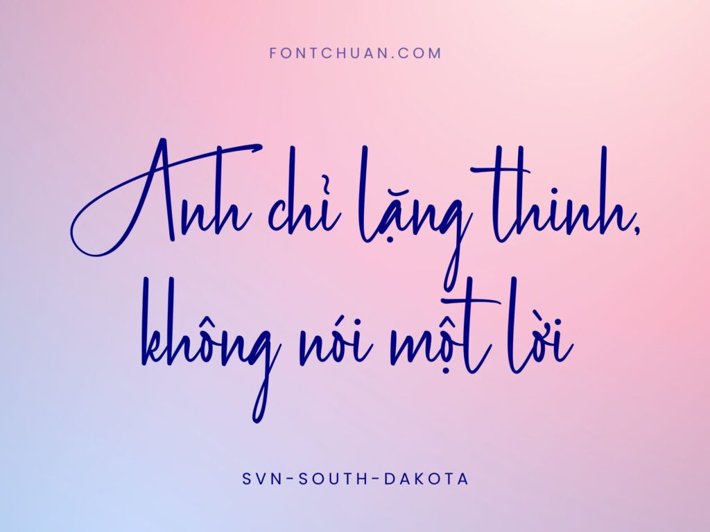 Font SVN South Dakota Việt Hóa