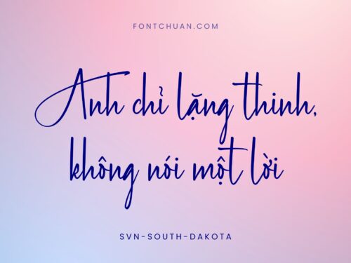 Font SVN South Dakota Việt Hóa