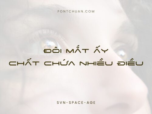 Font SVN Space Age Việt Hóa