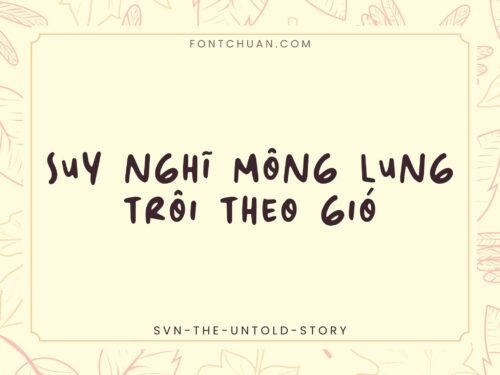 Font SVN The Untold Story Việt Hóa